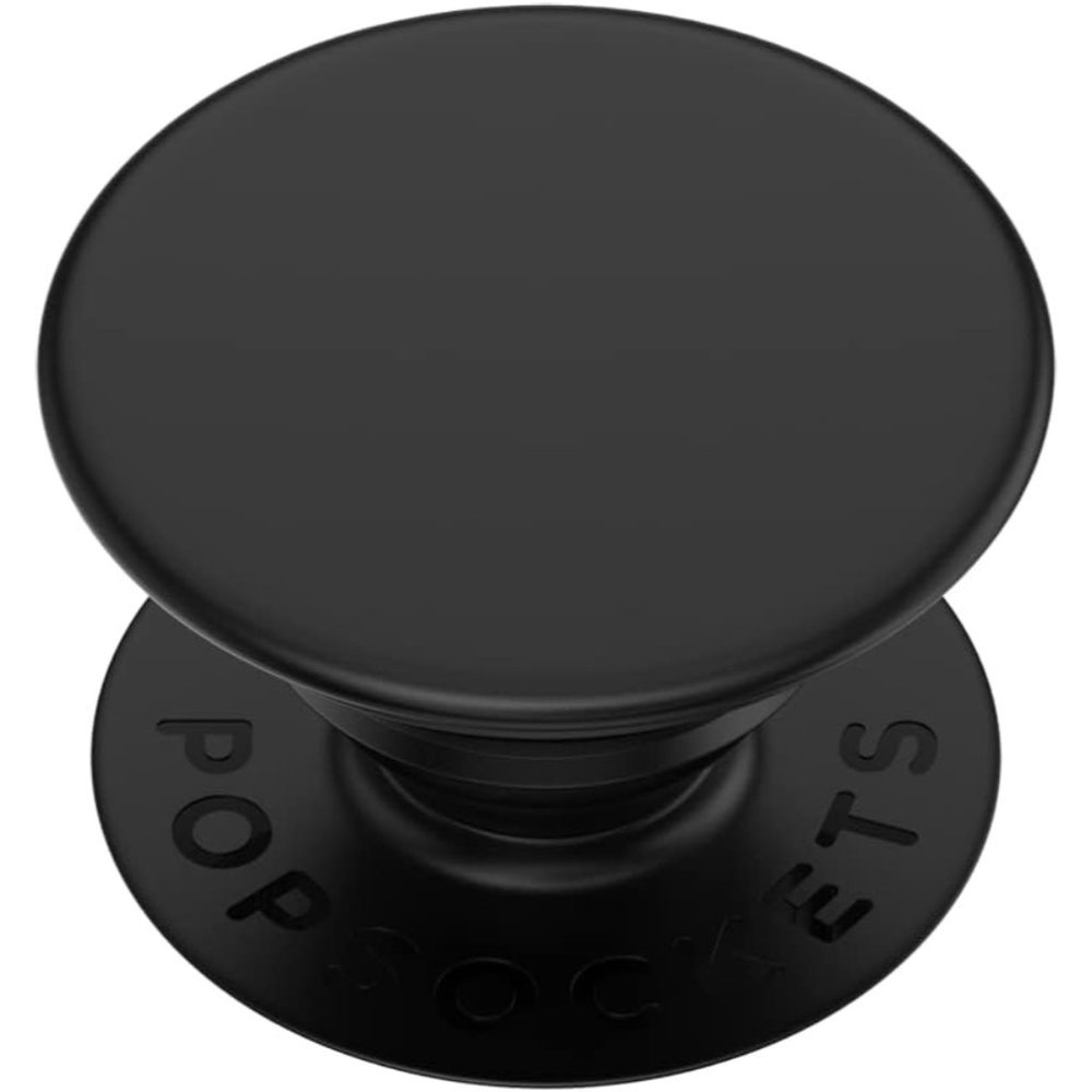 Cell Phone Black Polycarbonate Grip with Expanding Kickstand